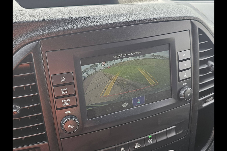Mercedes-Benz Vito 114 CDI L2H1 Cruise control, Airco, Pdc, Carplay, Navi, Camera, Led, Lane-assist, Stoelverwarming, Werkplaats-Inrichting, Achterdeuren, 136 pk, Automaat