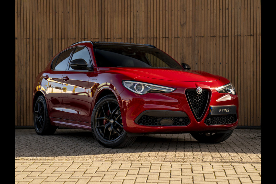 Alfa Romeo Stelvio 2.0T 280pk AWD Veloce | Pano-dak | CarPlay | Adapt. cruise | Lederen dash.