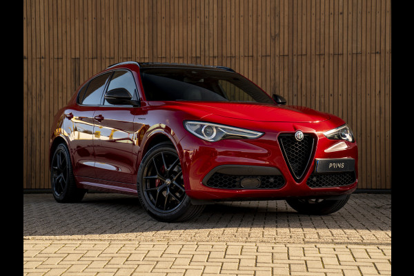 Alfa Romeo Stelvio 2.0T 280pk AWD Veloce | Pano-dak | CarPlay | Adapt. cruise | Lederen dash.