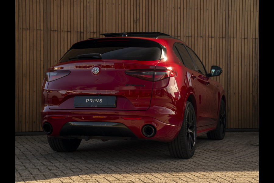Alfa Romeo Stelvio 2.0T 280pk AWD Veloce | Pano-dak | CarPlay | Adapt. cruise | Lederen dash.