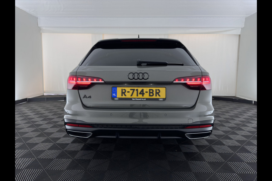 Audi A4 Avant 40 TFSI S edition (INCL.BTW) Aut. *LEATHER-MICROFIBRE | FULL-LED | HEATED-SPORTSEATS | KEYLESS | DIGI-COCKPIT | AMBIENT-LIGHT | NAVI-FULLMAP | PRIVACY-GLASS | SHIFT-PADDLES | ECC | PDC | CRUISE | 18''ALU*