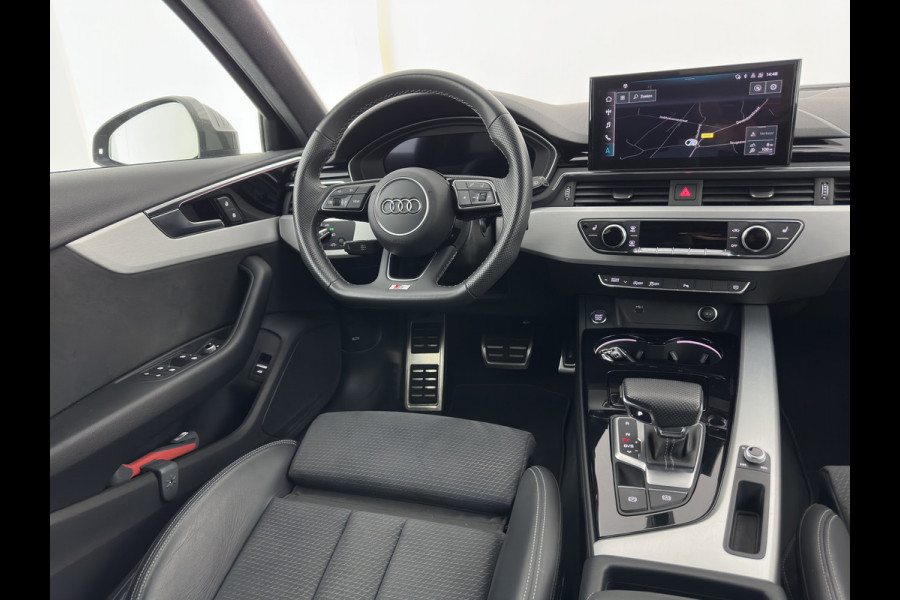 Audi A4 Avant 40 TFSI S edition (INCL.BTW) Aut. *LEATHER-MICROFIBRE | FULL-LED | HEATED-SPORTSEATS | KEYLESS | DIGI-COCKPIT | AMBIENT-LIGHT | NAVI-FULLMAP | PRIVACY-GLASS | SHIFT-PADDLES | ECC | PDC | CRUISE | 18''ALU*