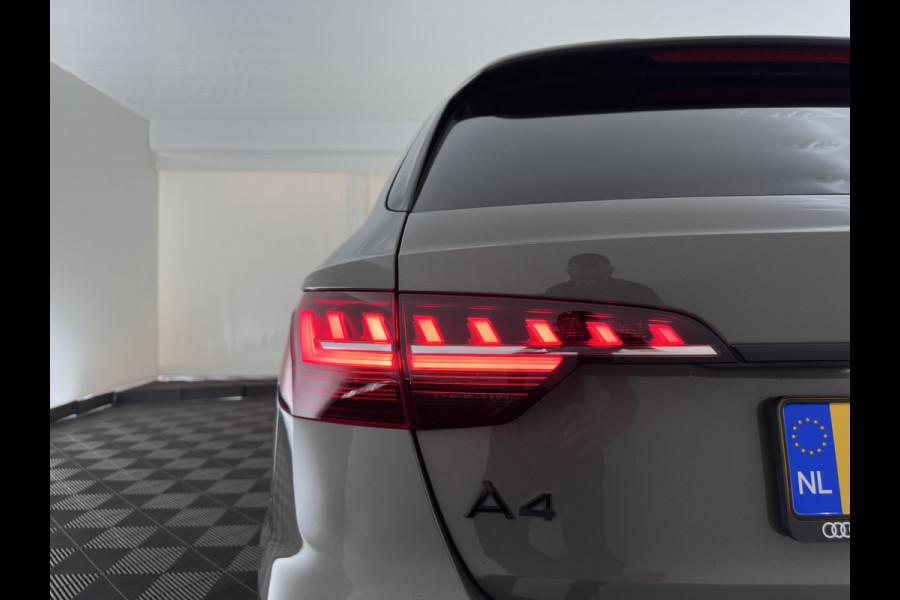 Audi A4 Avant 40 TFSI S edition (INCL.BTW) Aut. *LEATHER-MICROFIBRE | FULL-LED | HEATED-SPORTSEATS | KEYLESS | DIGI-COCKPIT | AMBIENT-LIGHT | NAVI-FULLMAP | PRIVACY-GLASS | SHIFT-PADDLES | ECC | PDC | CRUISE | 18''ALU*