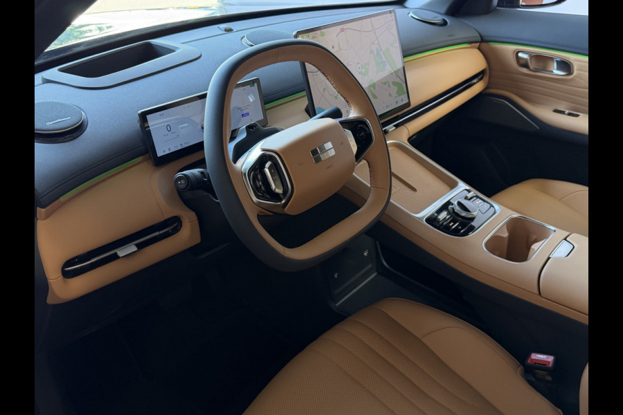GEELY Starray EM-i MAX+ PHEV LONG RANGE BRUIN LEER NIEUWE AUTO 09/2026 | 29,8 kWh ACCU | 136 KM WLTP | PANORAMADAK | STOELVERWARMING/KOELING | LEER Geely Wijchen