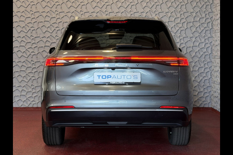 GEELY Starray EM-i MAX+ PHEV LONG RANGE BRUIN LEER NIEUWE AUTO 09/2026 | 29,8 kWh ACCU | 136 KM WLTP | PANORAMADAK | STOELVERWARMING/KOELING | LEER Geely Wijchen