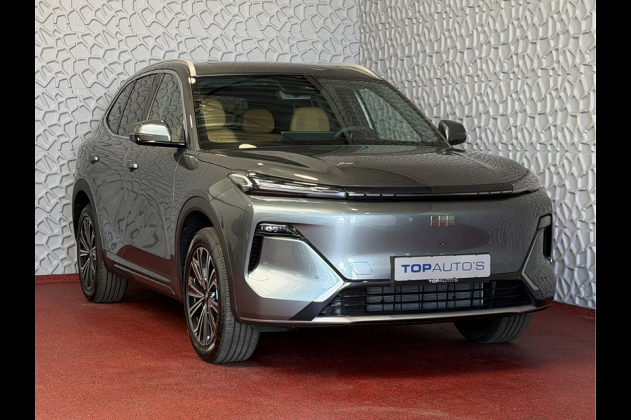 GEELY Starray EM-i MAX+ PHEV LONG RANGE 09/2026 BRUIN LEER | 29,8 kWh ACCU | 136 KM WLTP | PANORAMADAK | STOELVERWARMING/KOELING | LEER | MET MASSA Geely Wijchen
