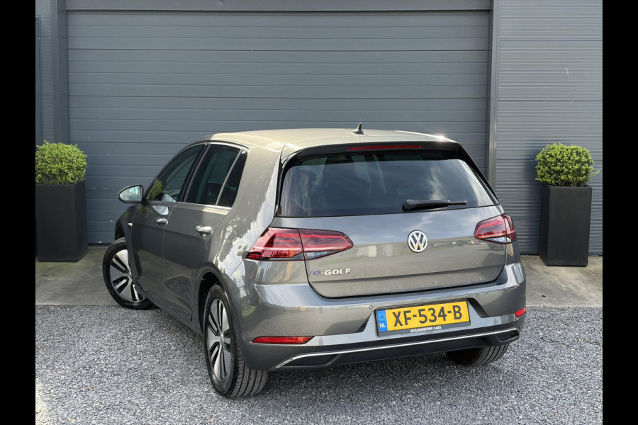 Volkswagen e-Golf e-Golf ✓SOH 90.2%✓1e Eigenaar✓Dealer Onderhouden✓Camera✓Carplay✓Navi✓Virtual Cockpit✓LED✓Pdc V+A✓Keyless✓Lm velgen✓Bj 12-2018✓N.A.P✓Apk tot 01-2027