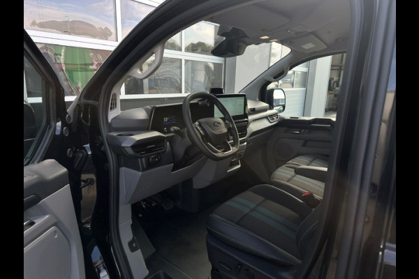 Ford E-Transit Cust. 340 L2H1 Custom Sport 4WD 71 kWh > 285pk/Agate Black/17 inch velgen/Camera