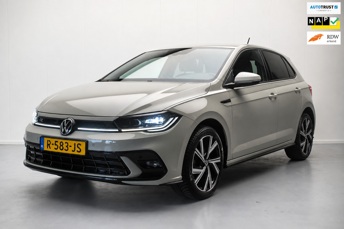 Volkswagen Polo 1.0 TSI R-LINE NL-auto [ IQ Light Stoelverwarming Virtual Cockpit Alcantara Adaptive Cruise Control Lane Assist ]