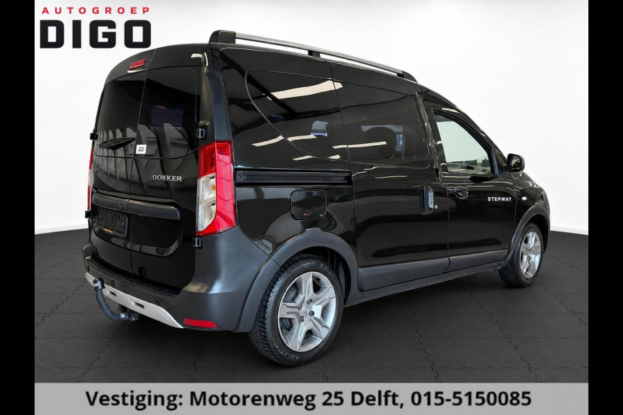 Dacia Dokker 1.3 TCe Stepway 130PK GARANTIE TOT 06-2029!* . NAVIGATIE . ACHTERUITRIJ CAMERA . TREKHAAK 1.200KG TREK GEWICHT!  .