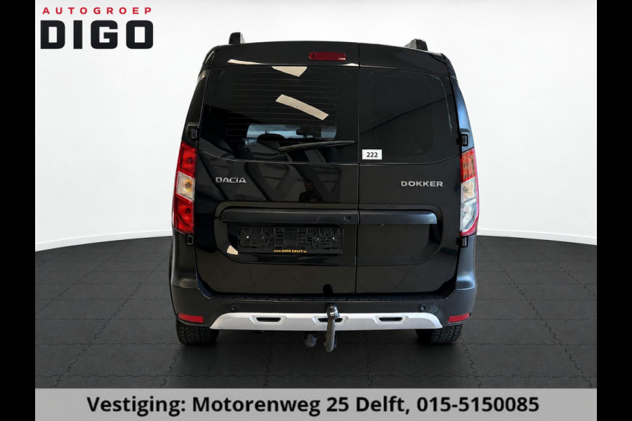 Dacia Dokker 1.3 TCe Stepway 130PK GARANTIE TOT 06-2029!* . NAVIGATIE . ACHTERUITRIJ CAMERA . TREKHAAK 1.200KG TREK GEWICHT!  .