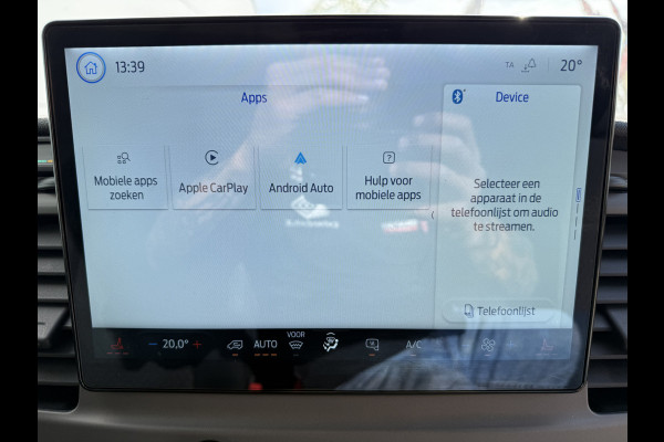 Ford E-Transit 68kWh 184PK L3H2 317km WLTP 94% (SOH) BEV Snelladen Carplay Climate control Camera Parkeersensoren v+a Stoelverwarming
