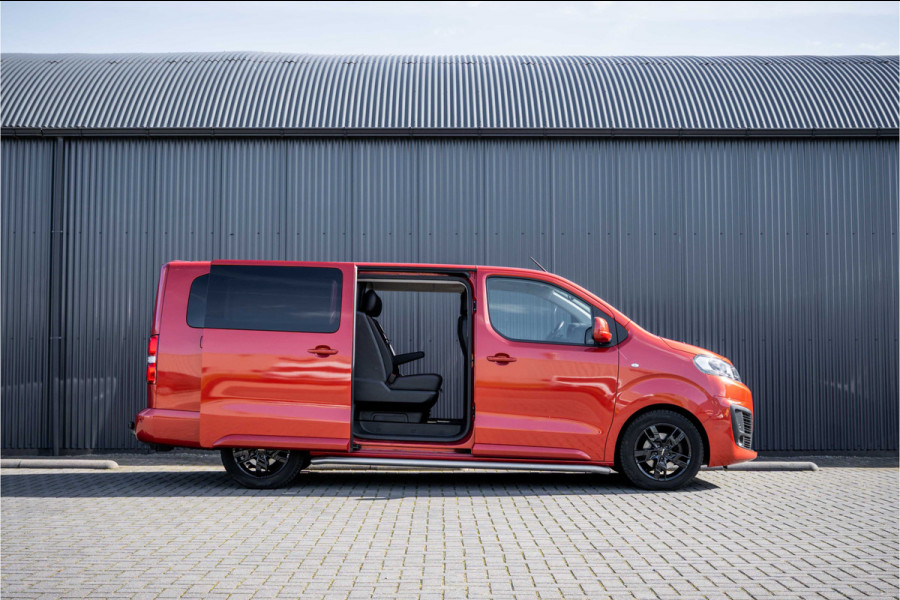 Citroën Jumpy 2.0 BlueHDi 177PK | DC 5-Zits | Marge | Automaat | Camera | Carplay | Cruise | PDC | Zijschuifdeur L+R | Climatronic | Trekhaak