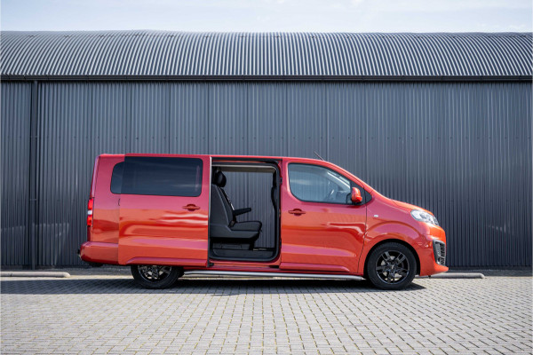 Citroën Jumpy 2.0 BlueHDi 177PK | DC 5-Zits | Marge | Automaat | Camera | Carplay | Cruise | PDC | Zijschuifdeur L+R | Climatronic | Trekhaak