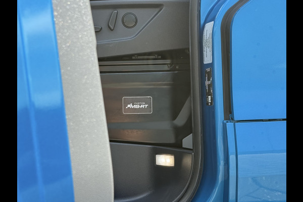 Ford E-Transit Custom MS-RT 285 PK FULL ELECTRIC SPORT / L1H1 / DIGITAL AQUA BLUE METALLIC / REAR VIEUW / B&O SOUND SYSTEM / 19 INCH / LED / CAMERA