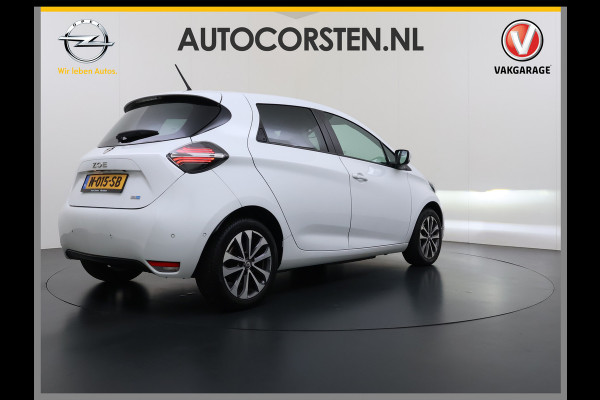 Renault ZOE 52kWh SOH 90% Eigen Accu Warmtepomp Navi Camera Stoel+Stuurverwarming Apple Carplay/Android Auto Bluetooth Ecc Pdc R135 Intens Cruise Control Led Lmv Isofix Lane Assist Regen+Lichtsensor Keyless Origineel Nederlandse Auto
