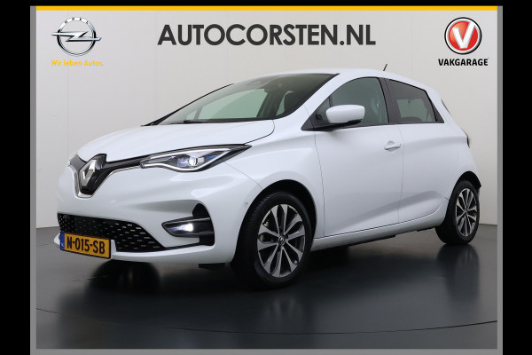 Renault ZOE 52kWh SOH 90% Eigen Accu Warmtepomp Navi Camera Stoel+Stuurverwarming Apple Carplay/Android Auto Bluetooth Ecc Pdc R135 Intens Cruise Control Led Lmv Isofix Lane Assist Regen+Lichtsensor Keyless Origineel Nederlandse Auto