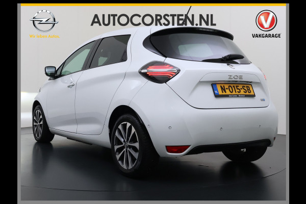 Renault ZOE 52kWh SOH 90% Eigen Accu Warmtepomp Navi Camera Stoel+Stuurverwarming Apple Carplay/Android Auto Bluetooth Ecc Pdc R135 Intens Cruise Control Led Lmv Isofix Lane Assist Regen+Lichtsensor Keyless Origineel Nederlandse Auto