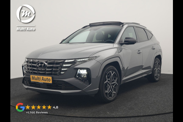 Hyundai Tucson 1.6 T-GDI PHEV N Line Sky 4WD 265pk Dealer O.H. | Panodak | Adaptive Cruise | 360 Camera | Krell Audio | Alcantara Sportstoelen Ventilatie & Verwarmd | Keyless | BLIS | Stuur Verwarmd | Apple Carplay | Navigatie | DAB | Plug In Hybrid |