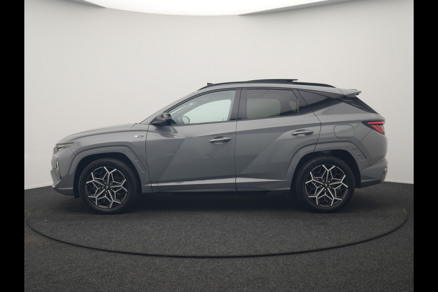 Hyundai Tucson 1.6 T-GDI PHEV N Line Sky 4WD 265pk Dealer O.H. | Panodak | Adaptive Cruise | 360 Camera | Krell Audio | Alcantara Sportstoelen Ventilatie & Verwarmd | Keyless | BLIS | Stuur Verwarmd | Apple Carplay | Navigatie | DAB | Plug In Hybrid |