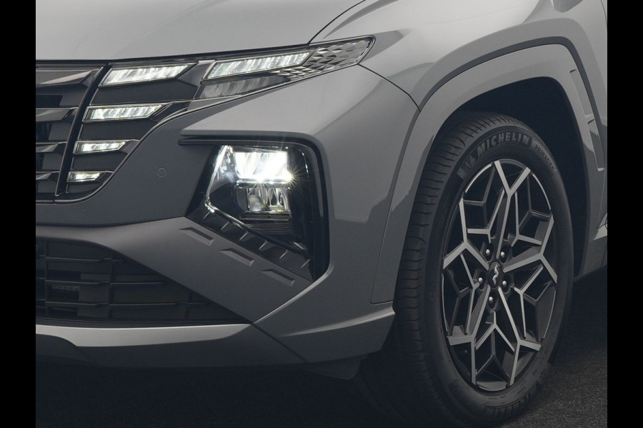 Hyundai Tucson 1.6 T-GDI PHEV N Line Sky 4WD 265pk Dealer O.H. | Panodak | Adaptive Cruise | 360 Camera | Krell Audio | Alcantara Sportstoelen Ventilatie & Verwarmd | Keyless | BLIS | Stuur Verwarmd | Apple Carplay | Navigatie | DAB | Plug In Hybrid |