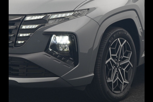 Hyundai Tucson 1.6 T-GDI PHEV N Line Sky 4WD 265pk Dealer O.H. | Panodak | Adaptive Cruise | 360 Camera | Krell Audio | Alcantara Sportstoelen Ventilatie & Verwarmd | Keyless | BLIS | Stuur Verwarmd | Apple Carplay | Navigatie | DAB | Plug In Hybrid |