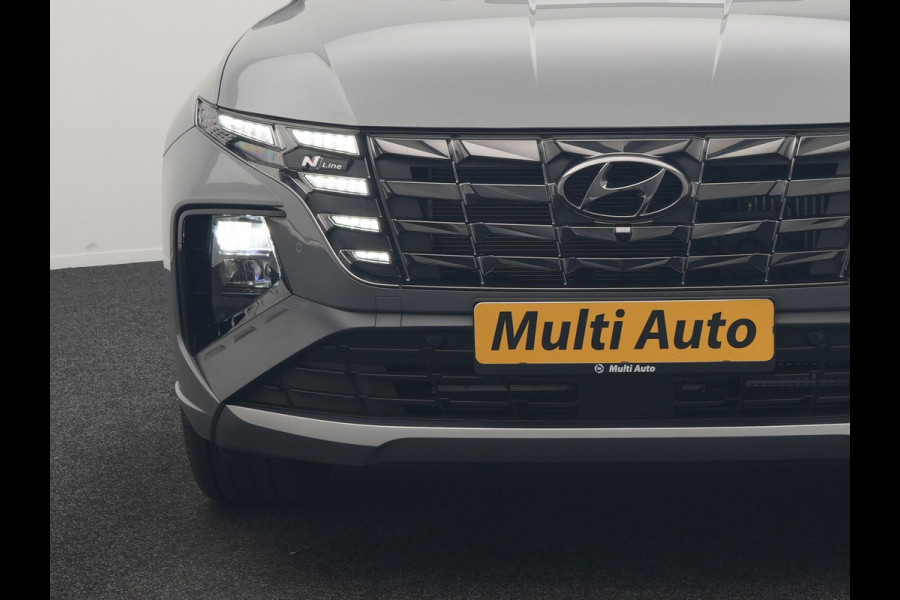 Hyundai Tucson 1.6 T-GDI PHEV N Line Sky 4WD 265pk Dealer O.H. | Panodak | Adaptive Cruise | 360 Camera | Krell Audio | Alcantara Sportstoelen Ventilatie & Verwarmd | Keyless | BLIS | Stuur Verwarmd | Apple Carplay | Navigatie | DAB | Plug In Hybrid |