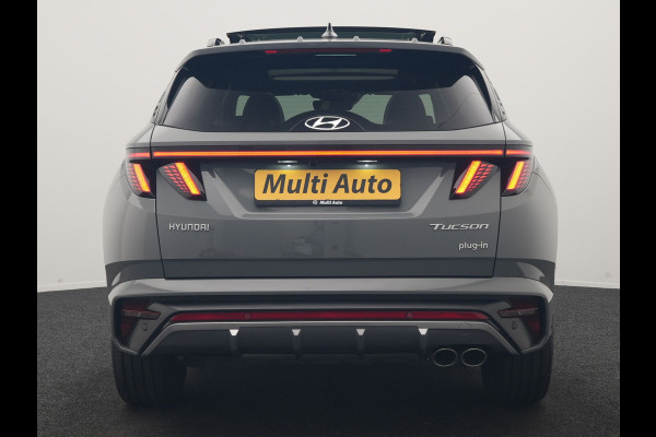 Hyundai Tucson 1.6 T-GDI PHEV N Line Sky 4WD 265pk Dealer O.H. | Panodak | Adaptive Cruise | 360 Camera | Krell Audio | Alcantara Sportstoelen Ventilatie & Verwarmd | Keyless | BLIS | Stuur Verwarmd | Apple Carplay | Navigatie | DAB | Plug In Hybrid |