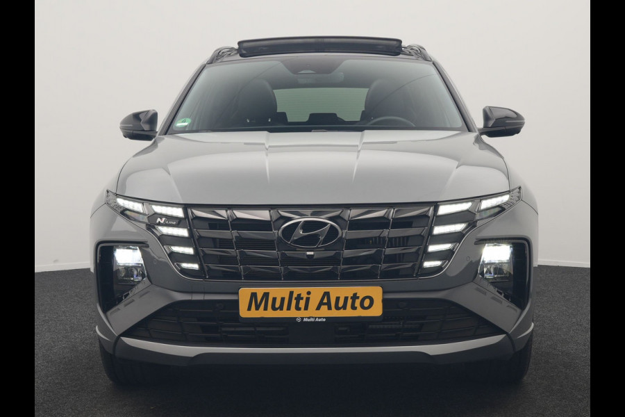 Hyundai Tucson 1.6 T-GDI PHEV N Line Sky 4WD 265pk Dealer O.H. | Panodak | Adaptive Cruise | 360 Camera | Krell Audio | Alcantara Sportstoelen Ventilatie & Verwarmd | Keyless | BLIS | Stuur Verwarmd | Apple Carplay | Navigatie | DAB | Plug In Hybrid |