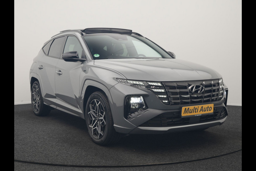 Hyundai Tucson 1.6 T-GDI PHEV N Line Sky 4WD 265pk Dealer O.H. | Panodak | Adaptive Cruise | 360 Camera | Krell Audio | Alcantara Sportstoelen Ventilatie & Verwarmd | Keyless | BLIS | Stuur Verwarmd | Apple Carplay | Navigatie | DAB | Plug In Hybrid |