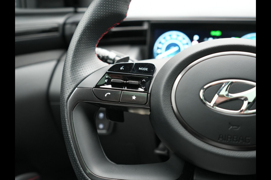 Hyundai Tucson 1.6 T-GDI PHEV N Line Sky 4WD 265pk Dealer O.H. | Panodak | Adaptive Cruise | 360 Camera | Krell Audio | Alcantara Sportstoelen Ventilatie & Verwarmd | Keyless | BLIS | Stuur Verwarmd | Apple Carplay | Navigatie | DAB | Plug In Hybrid |
