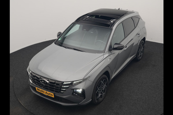 Hyundai Tucson 1.6 T-GDI PHEV N Line Sky 4WD 265pk Dealer O.H. | Panodak | Adaptive Cruise | 360 Camera | Krell Audio | Alcantara Sportstoelen Ventilatie & Verwarmd | Keyless | BLIS | Stuur Verwarmd | Apple Carplay | Navigatie | DAB | Plug In Hybrid |
