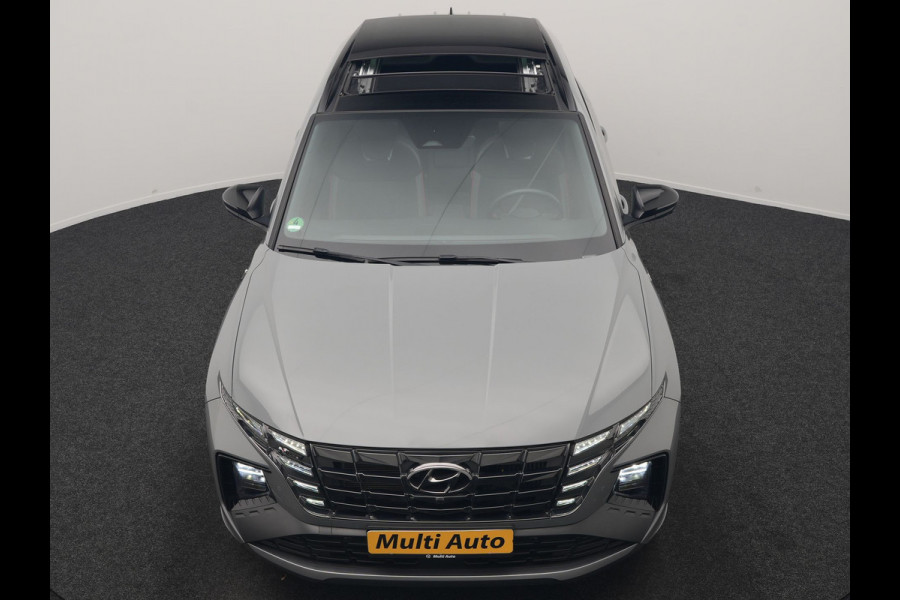 Hyundai Tucson 1.6 T-GDI PHEV N Line Sky 4WD 265pk Dealer O.H. | Panodak | Adaptive Cruise | 360 Camera | Krell Audio | Alcantara Sportstoelen Ventilatie & Verwarmd | Keyless | BLIS | Stuur Verwarmd | Apple Carplay | Navigatie | DAB | Plug In Hybrid |