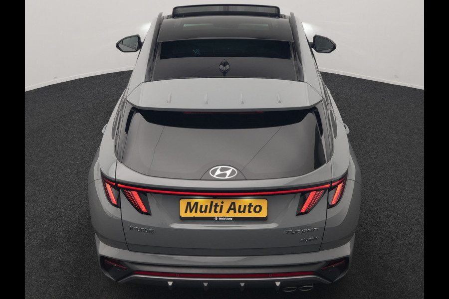 Hyundai Tucson 1.6 T-GDI PHEV N Line Sky 4WD 265pk Dealer O.H. | Panodak | Adaptive Cruise | 360 Camera | Krell Audio | Alcantara Sportstoelen Ventilatie & Verwarmd | Keyless | BLIS | Stuur Verwarmd | Apple Carplay | Navigatie | DAB | Plug In Hybrid |