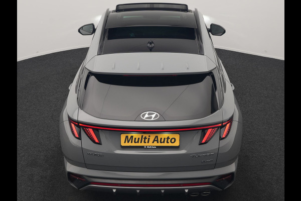 Hyundai Tucson 1.6 T-GDI PHEV N Line Sky 4WD 265pk Dealer O.H. | Panodak | Adaptive Cruise | 360 Camera | Krell Audio | Alcantara Sportstoelen Ventilatie & Verwarmd | Keyless | BLIS | Stuur Verwarmd | Apple Carplay | Navigatie | DAB | Plug In Hybrid |