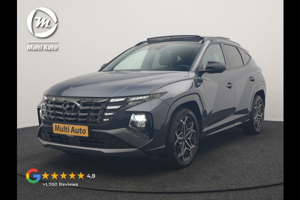 Hyundai Tucson 1.6 T-GDI PHEV N Line Sky 4WD 265pk Dealer O.H. | Panodak | Adaptive Cruise | 360 Camera | Krell Audio | Alcantara Sportstoelen Memory & Ventilatie | Stoelen & Stuur Verwarmd | Blis | Keyless | Navigatie | DAB | Plug In Hybrid |
