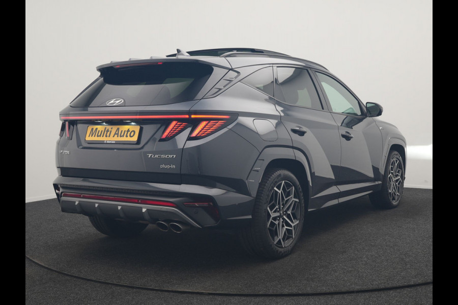Hyundai Tucson 1.6 T-GDI PHEV N Line Sky 4WD 265pk Dealer O.H. | Panodak | Adaptive Cruise | 360 Camera | Krell Audio | Alcantara Sportstoelen Memory & Ventilatie | Stoelen & Stuur Verwarmd | Blis | Keyless | Navigatie | DAB | Plug In Hybrid |