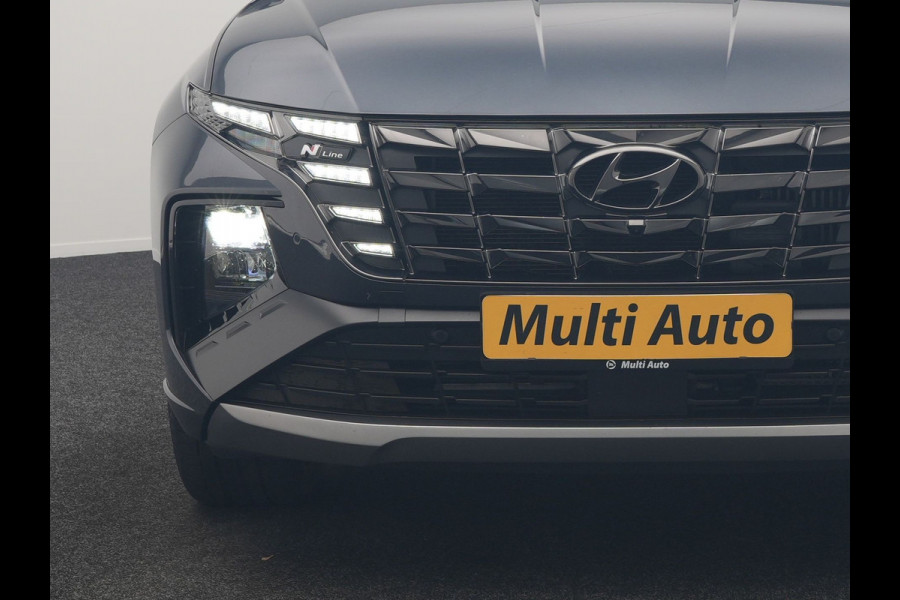 Hyundai Tucson 1.6 T-GDI PHEV N Line Sky 4WD 265pk Dealer O.H. | Panodak | Adaptive Cruise | 360 Camera | Krell Audio | Alcantara Sportstoelen Memory & Ventilatie | Stoelen & Stuur Verwarmd | Blis | Keyless | Navigatie | DAB | Plug In Hybrid |