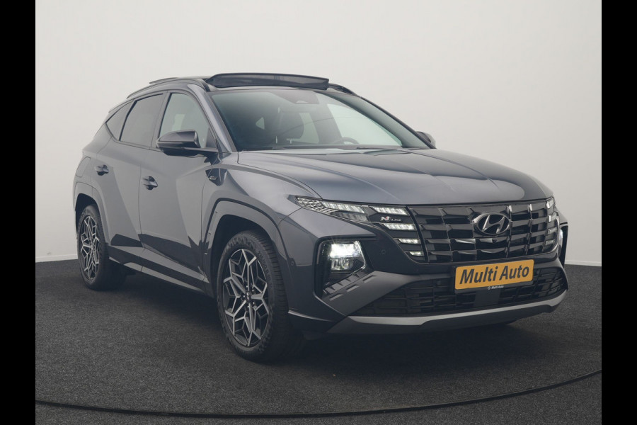 Hyundai Tucson 1.6 T-GDI PHEV N Line Sky 4WD 265pk Dealer O.H. | Panodak | Adaptive Cruise | 360 Camera | Krell Audio | Alcantara Sportstoelen Memory & Ventilatie | Stoelen & Stuur Verwarmd | Blis | Keyless | Navigatie | DAB | Plug In Hybrid |