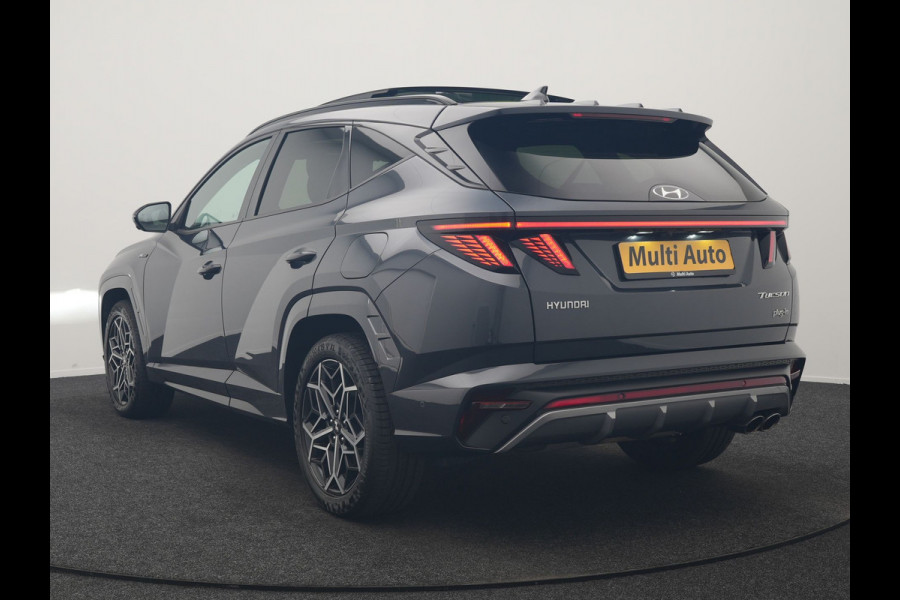 Hyundai Tucson 1.6 T-GDI PHEV N Line Sky 4WD 265pk Dealer O.H. | Panodak | Adaptive Cruise | 360 Camera | Krell Audio | Alcantara Sportstoelen Memory & Ventilatie | Stoelen & Stuur Verwarmd | Blis | Keyless | Navigatie | DAB | Plug In Hybrid |