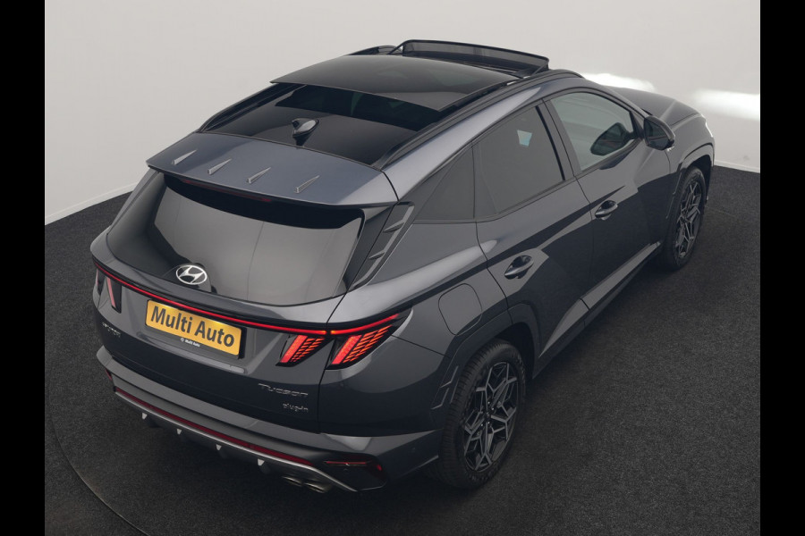 Hyundai Tucson 1.6 T-GDI PHEV N Line Sky 4WD 265pk Dealer O.H. | Panodak | Adaptive Cruise | 360 Camera | Krell Audio | Alcantara Sportstoelen Memory & Ventilatie | Stoelen & Stuur Verwarmd | Blis | Keyless | Navigatie | DAB | Plug In Hybrid |