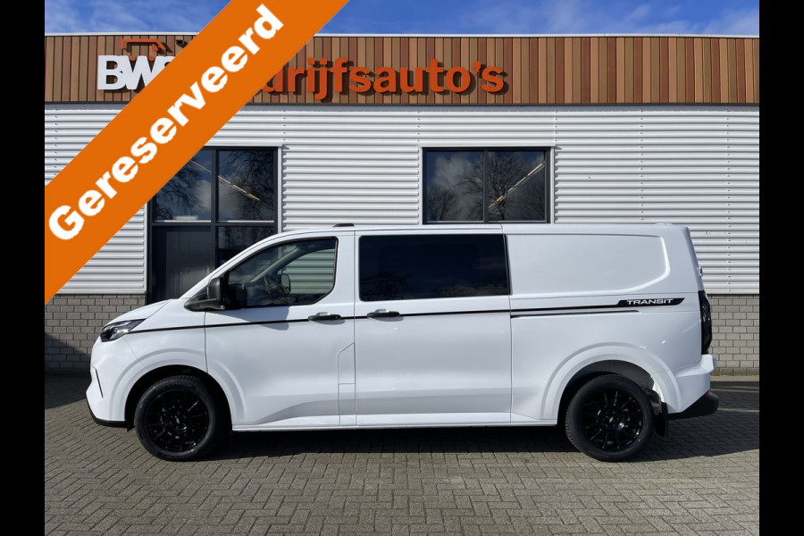 Ford Transit Custom 320 2.0 TDCI 130pk L2H1 Sport originele DC 5 persoons / rijklaar € 42.950 ex btw / lease vanaf € 769 / 18 inch velgen 4 seizoenen banden / nieuwe bus BPM vrij !
