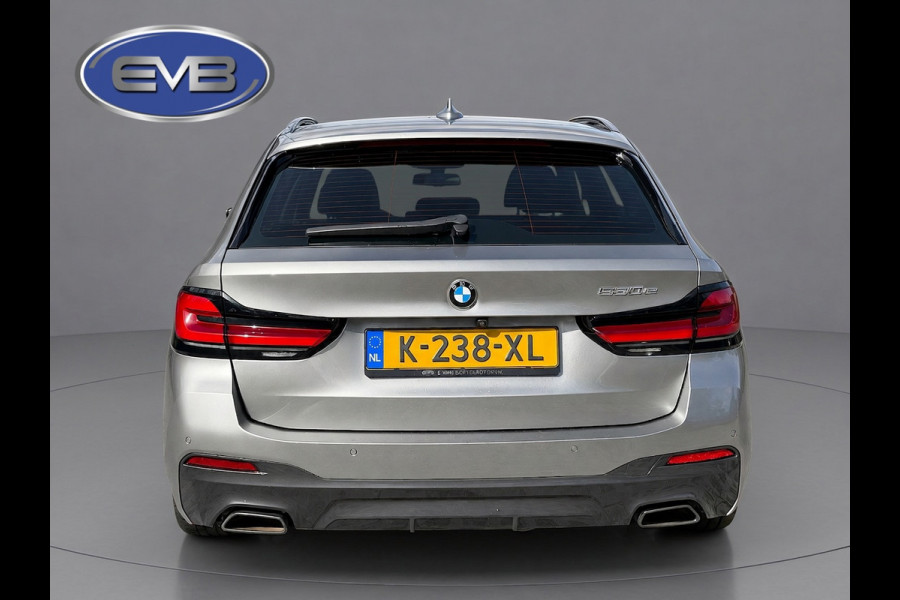 BMW 5 Serie Touring 530e M sport PLUS, panoramadak, electr trekhaak, lazer, VOL OPTIES! 1 e eigenaar, Origineel NL auto met nap