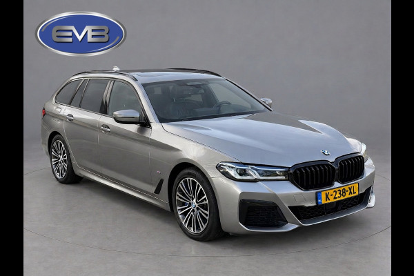 BMW 5 Serie Touring 530e M sport PLUS, panoramadak, electr trekhaak, lazer, VOL OPTIES! 1 e eigenaar, Origineel NL auto met nap