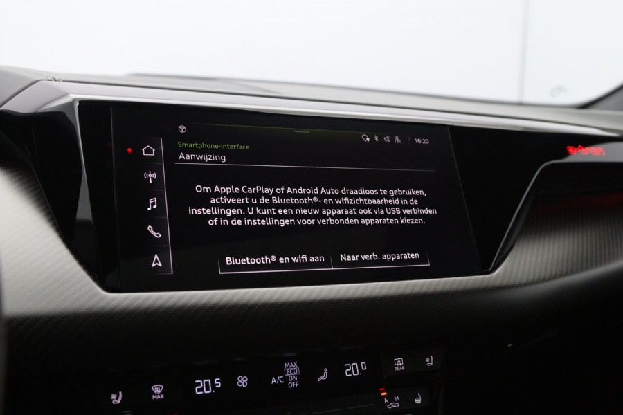Audi e-tron GT RS 93 kWh 646 PK, SOH 92 %, 4-Wielsturing, Carbon-Pakket, Panoramadak, Luchtvering, Stoelventilatie