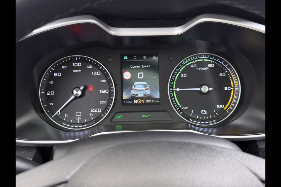 MG Mg Zs EV Luxury 45kWh SOH 93% Panoramadak Leder+Verwarmd Adap.Cruise Camera Elek.Stoel Apple Carplay/Android Auto Navi Airco Privacy Glas Lmv 17" Bluetooth DAB Isofix Rijstrooksensor Origineel Nederlandse Auto Dealeronderhouden