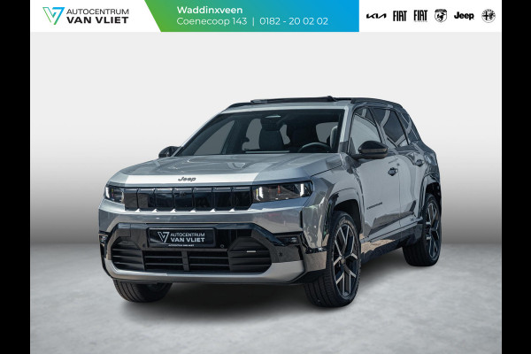 Jeep Compass First Edition 74 kWh | Actieprijs | Adapt. Cruise | Camera | Carplay | 20" | Elektr. A-Klep | Navi | Winter Pack | Schuif/Kanteldak | Premium Pack | Conv. Pack | Warmtepomp