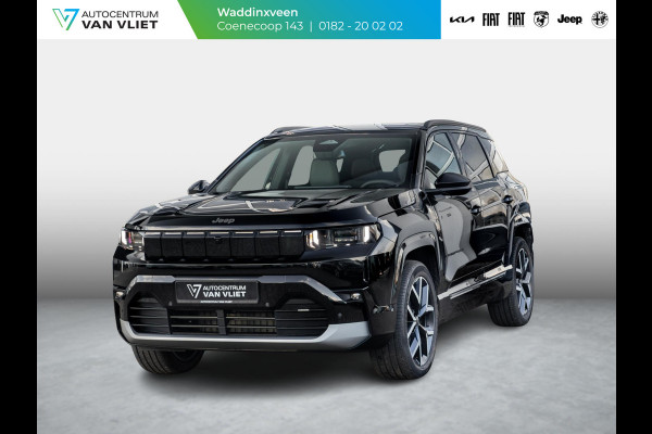 Jeep Compass First Edition 74 kWh | Actieprijs | Adapt. Cruise | Camera | Carplay | 20" | Elektr. A-Klep | Navi | Winter Pack | Schuif/Kanteldak | Premium Pack | Conv. Pack | Warmtepomp