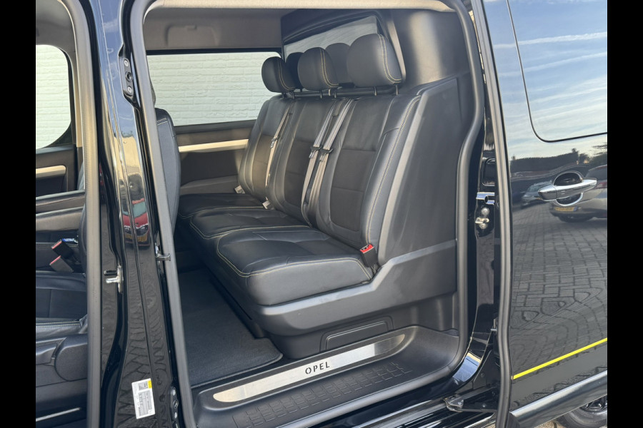 Opel Vivaro 2.0 CDTI L3H1 DC Automaat Innovation Irmscher Sport Navi Adaptive Cruise Carplay Leder/Alcantara Stoelverwarming