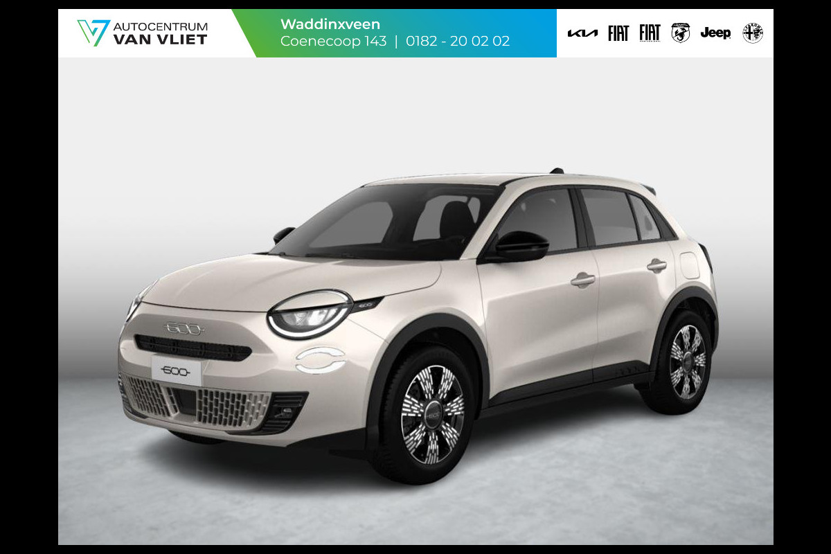 Fiat 600 1.2 Hybrid 145pk Urban | Airco | Cruise | Apple Carplay | PDC | All Season banden